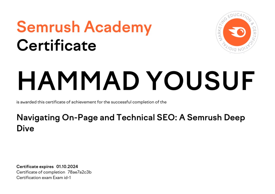 Content SEO process