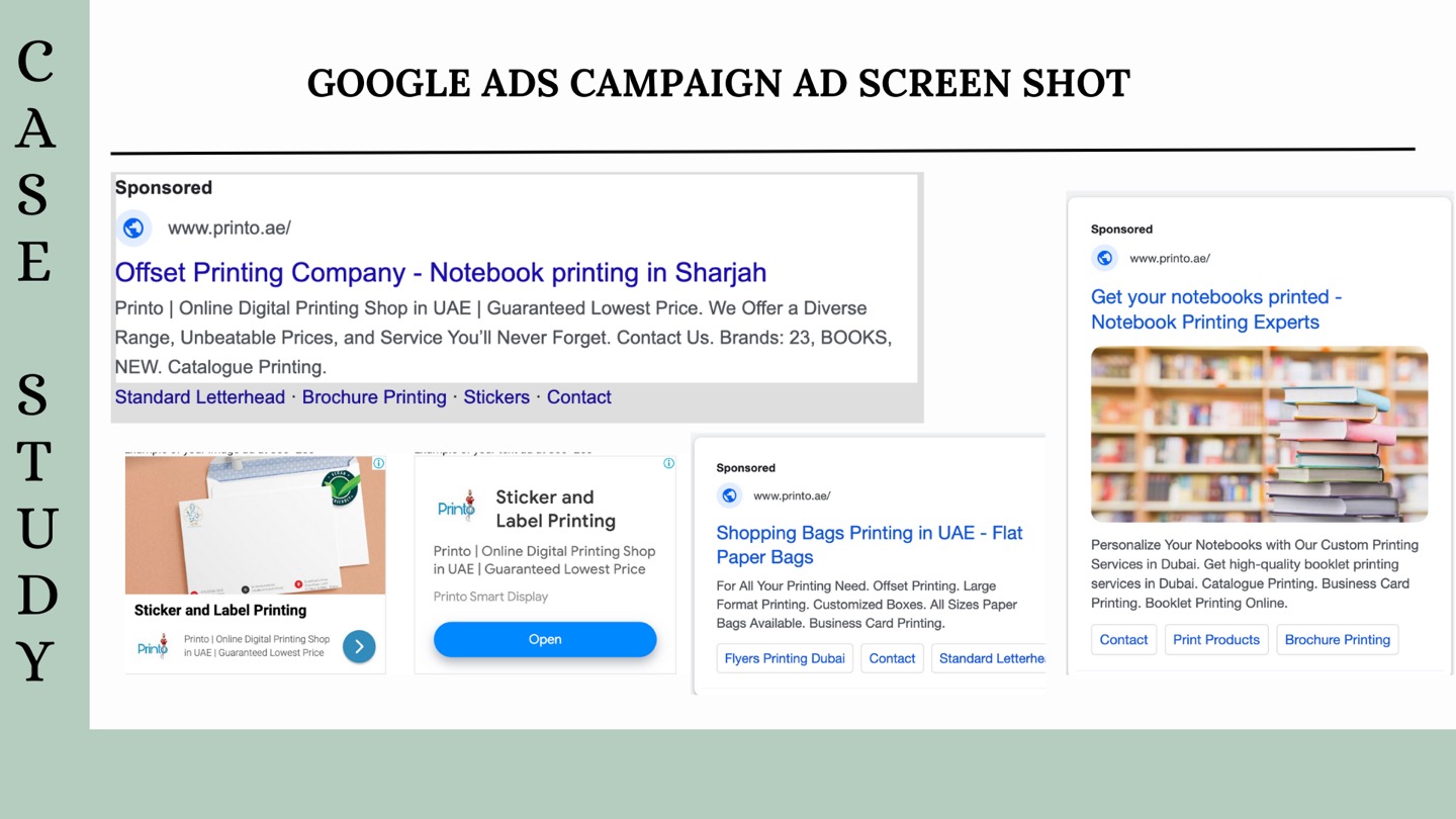 Search and display creative examples