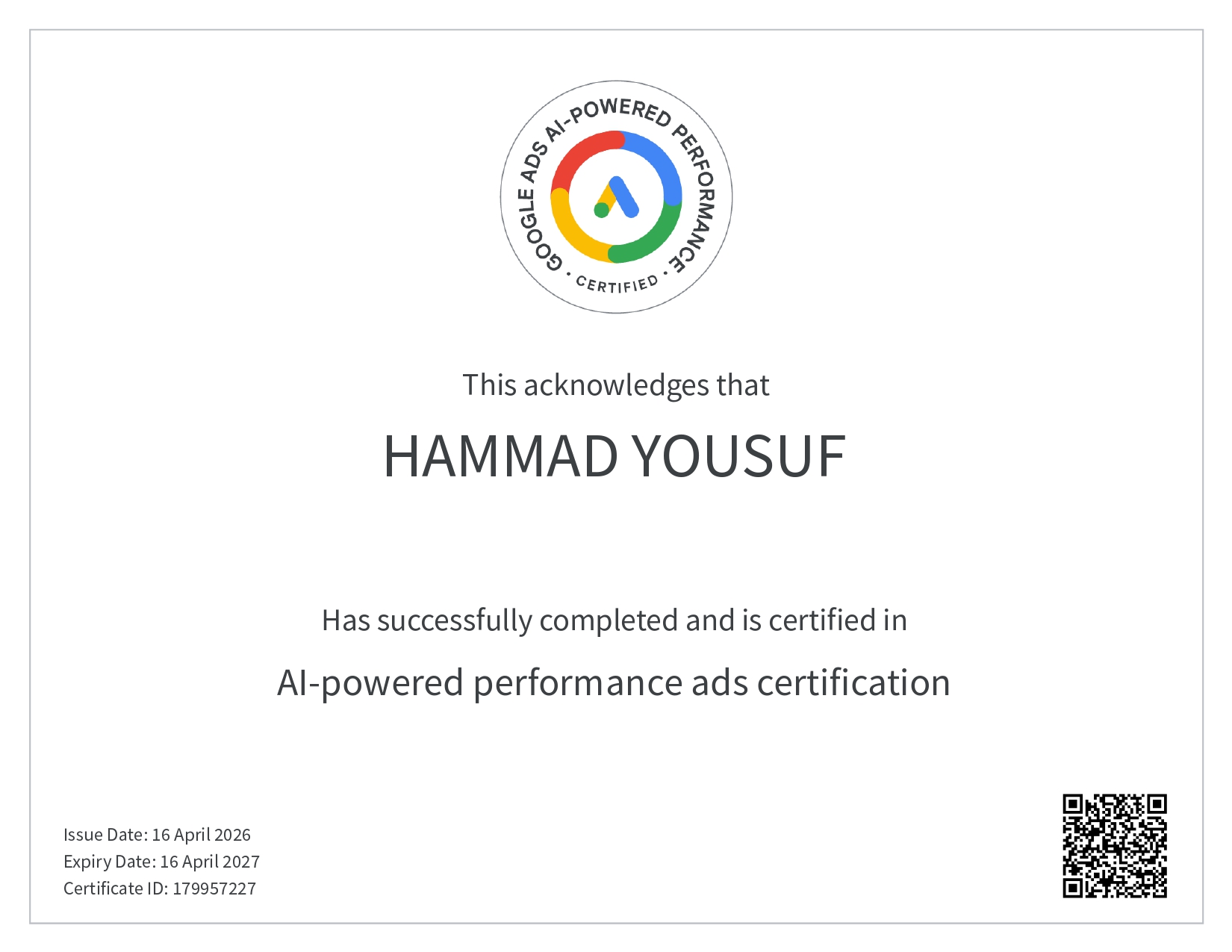 Google Ads Search Professional